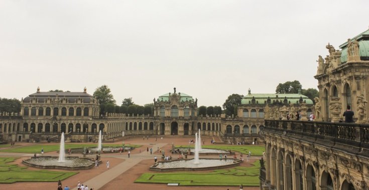 Sightseeing stop in Dresden