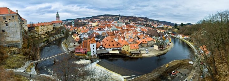 Sightseeing stop in Cesky Krumlov