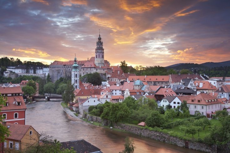 Sightseeing stop in Cesky Krumlov