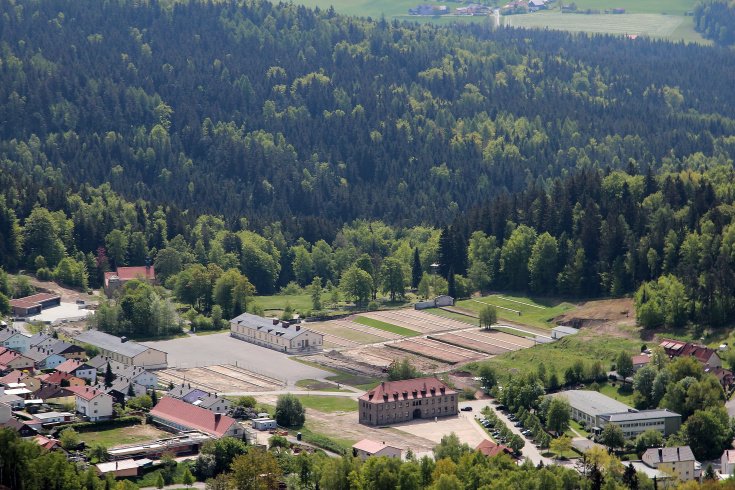 Full view of the concentration camp