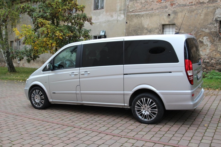 Mercedes Benz Viano - hire a minivan with driver in Europe