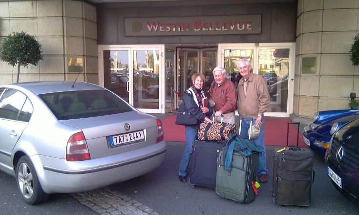 Transfer from Dresden Westin Bellevue to Prague