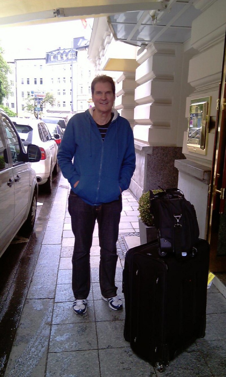 David Blaine, Taxi from Prague to Munich, arrival at the Munich hotel